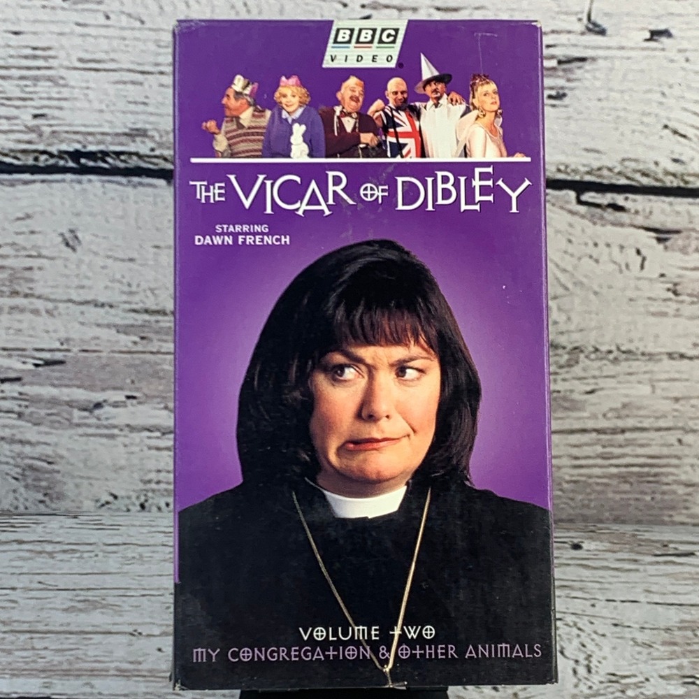 BBC The Vicar of Dibley Volume Two VHS Tape Starring Dawn French Comedy